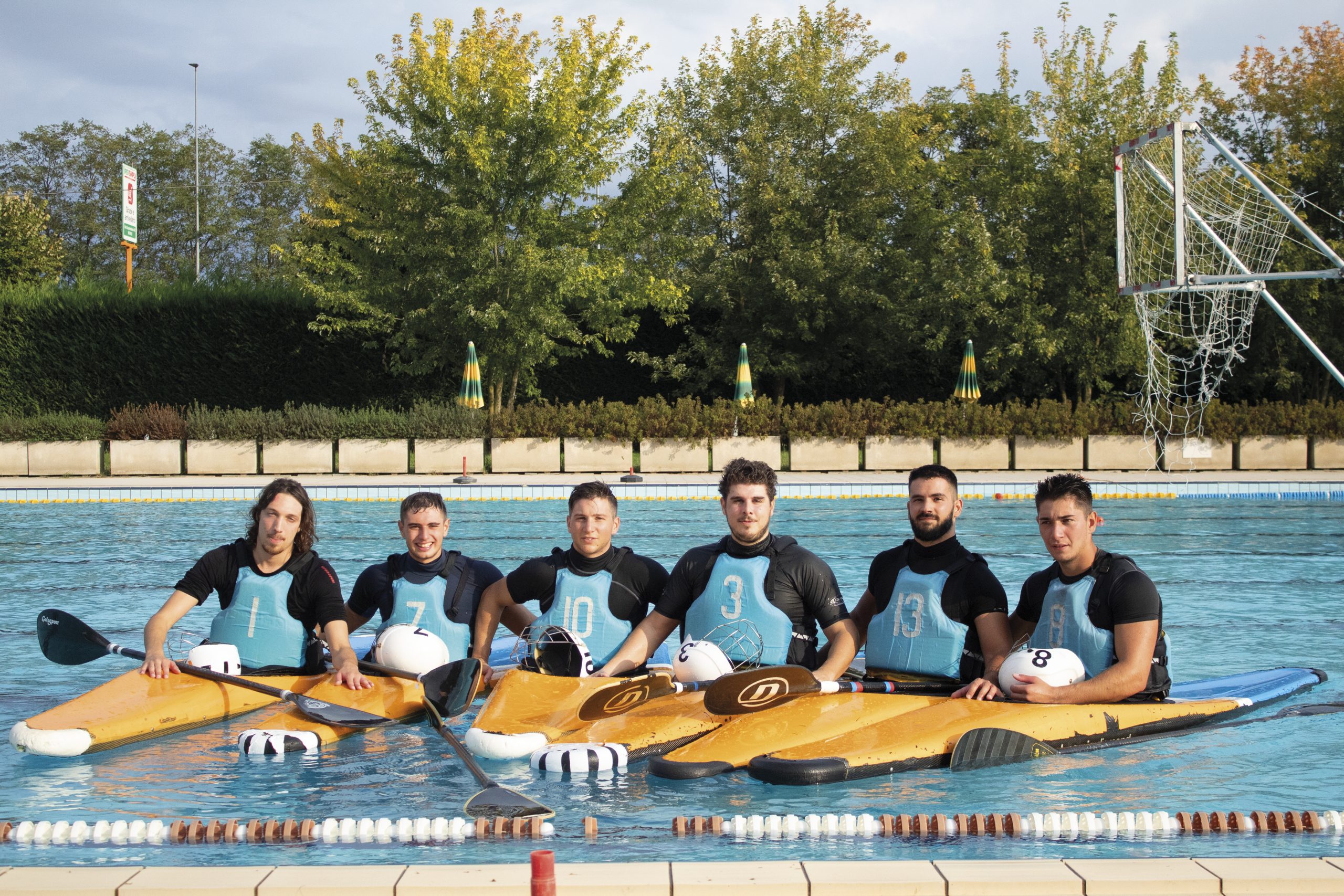 Canoa polo in preparazione in vista della ripresa del campionato