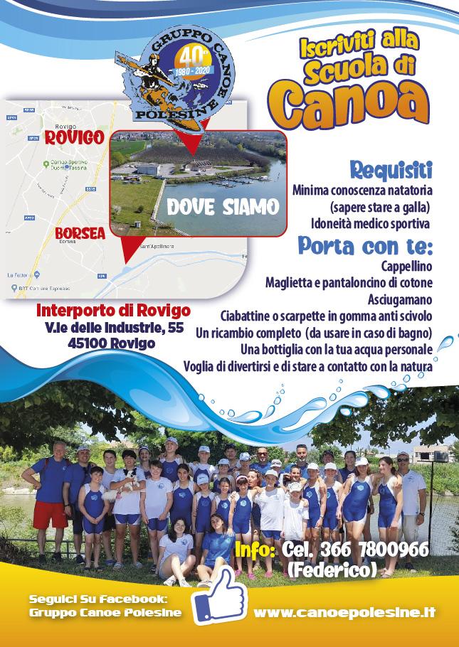 Volantini scuola di canoa 2024-02